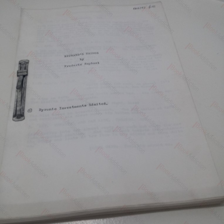 Richard’s Things Original Film Script