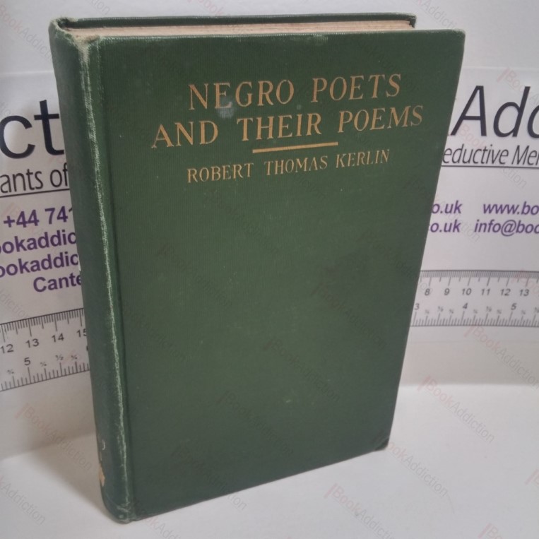 Negro Poets and Their Poems (Publisher’s Presentation Copy)