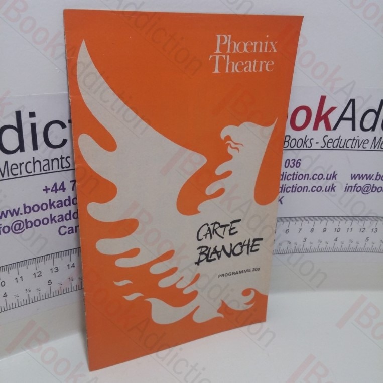Carte Blanche (Theatre Programme, Phoenix Theatre, London, 17 Dec 1977)