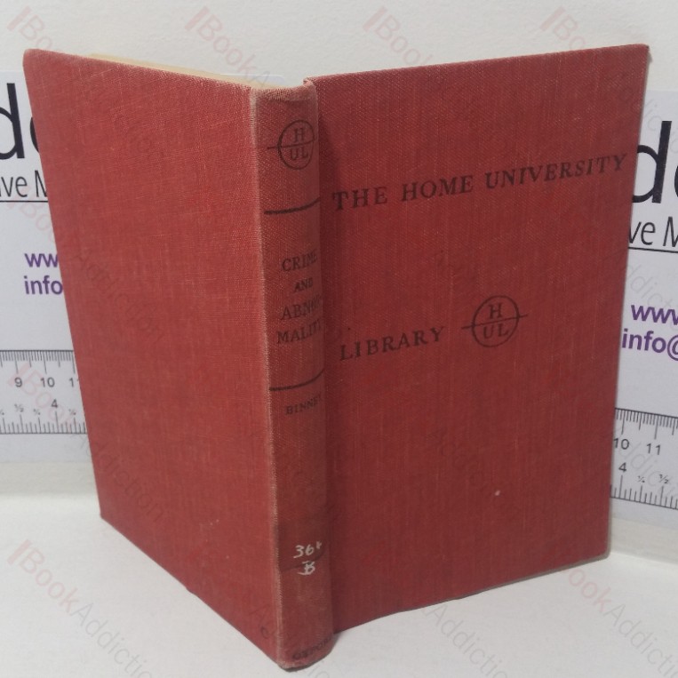 Crime and Abnormality (Home University Library of Modern Knowledge)