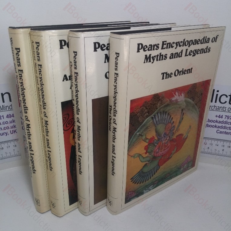 Pears Encyclopaedia of Myths and Legends, Volumes I to IV – The Orient; Western and Northern Europe, Central and Southern Africa; Ancient Near and Middle East, Ancient Greece and Rome; Oceania and Australia, The Americas  (Four Volumes)