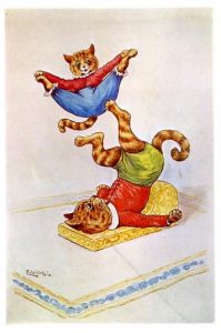 Acrobatic Cats by Louis Wain